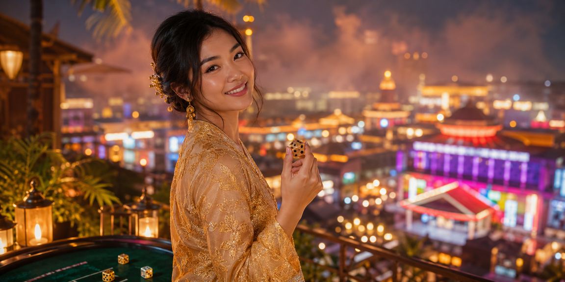Suasana hiburan sukan di Genting Highlands dengan pakaian tradisional kebaya
