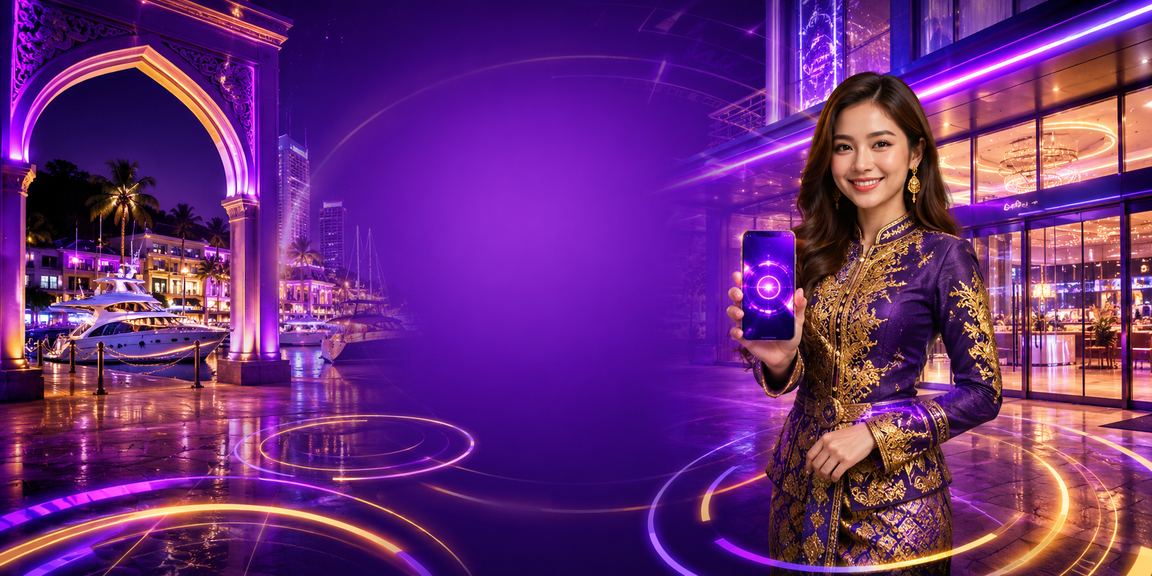 Pengguna mengakses aplikasi hiburan digital di Langkawi Malaysia